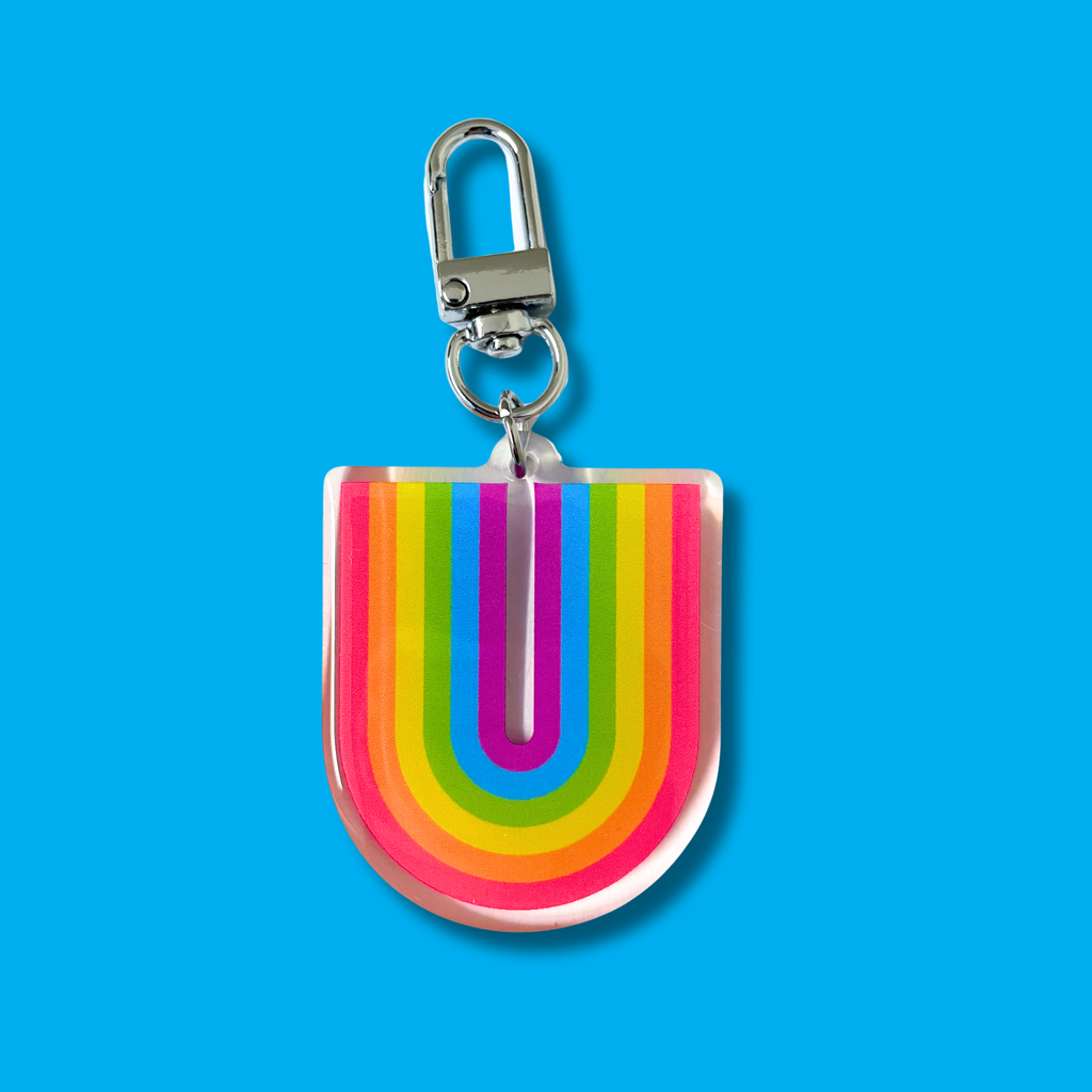 Rainbow Acrylic Keychain