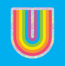 Rainbow Glitter Sticker